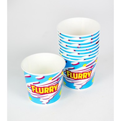  FLURRY ICE CREAM CUP WITH COVER AND SPOON 300ml SAVOR