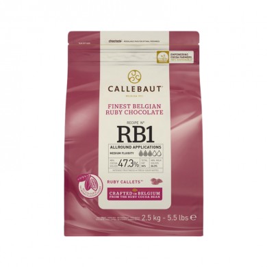 Czekolada belgijska Ruby Callebaut RB1- 2.5 kg