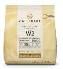 Belgian white chocolate Callebaut W2- 400g
