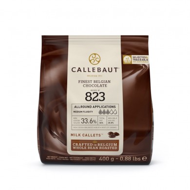 Czekolada belgijska mleczna Callebaut 823- 400g
